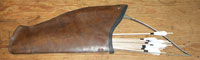 Стальной лук с налучьм и комплектом стрел